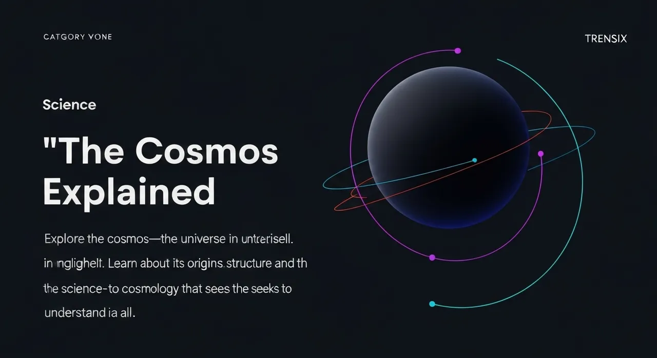 The Cosmos Explained