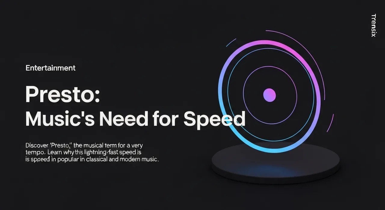 Presto: Music's Need for Speed