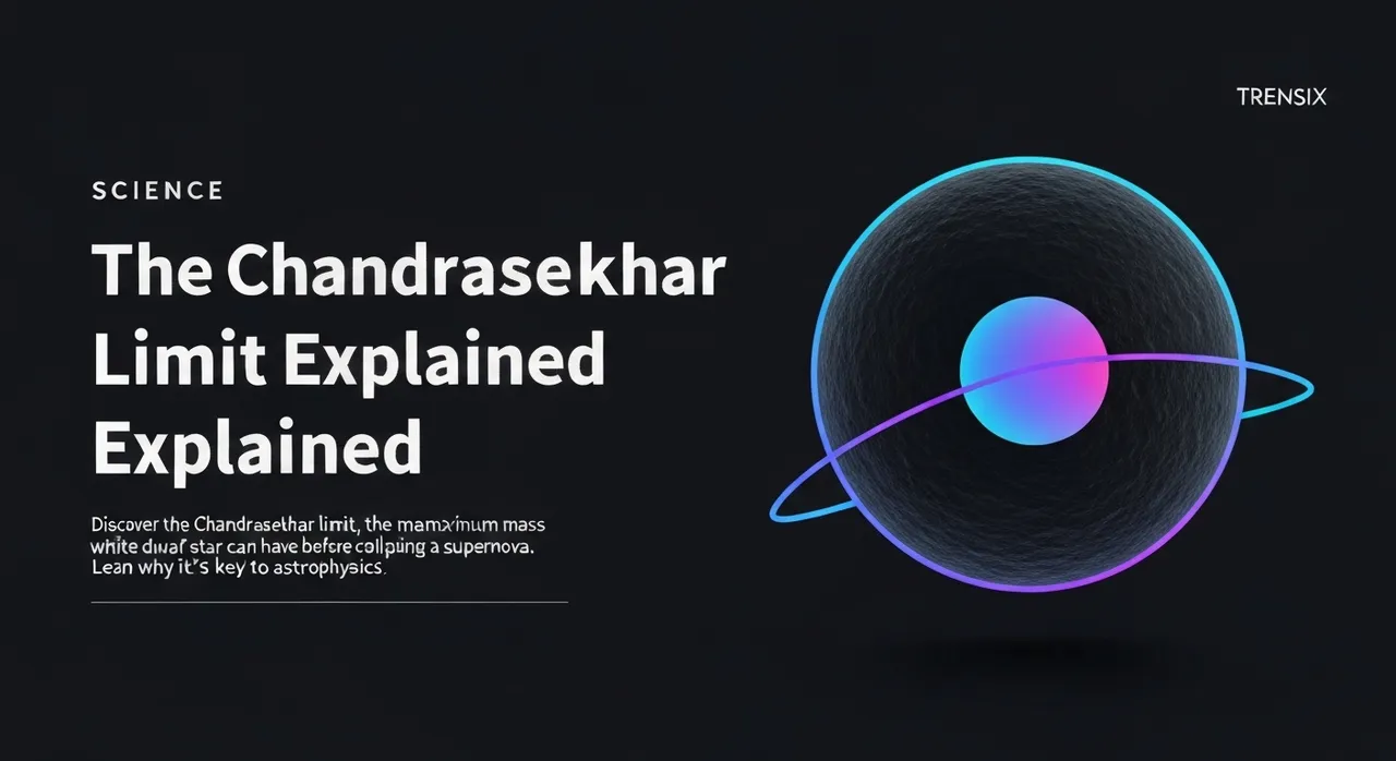 The Chandrasekhar Limit Explained