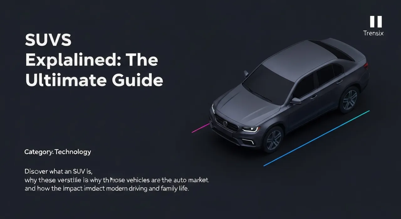 SUVs Explained: The Ultimate Guide