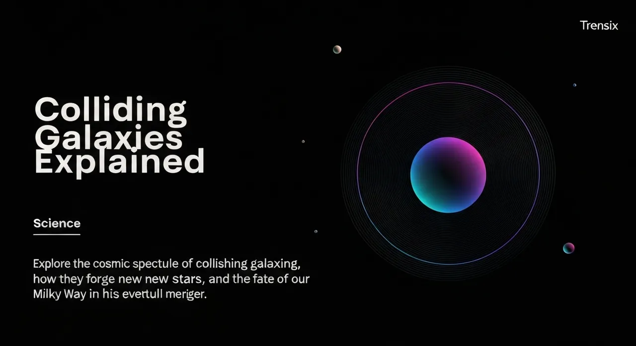 Colliding Galaxies Explained