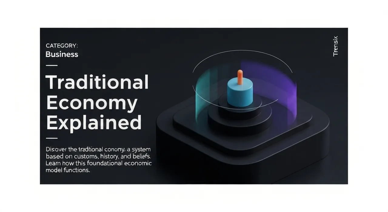 Traditional Economy Explained