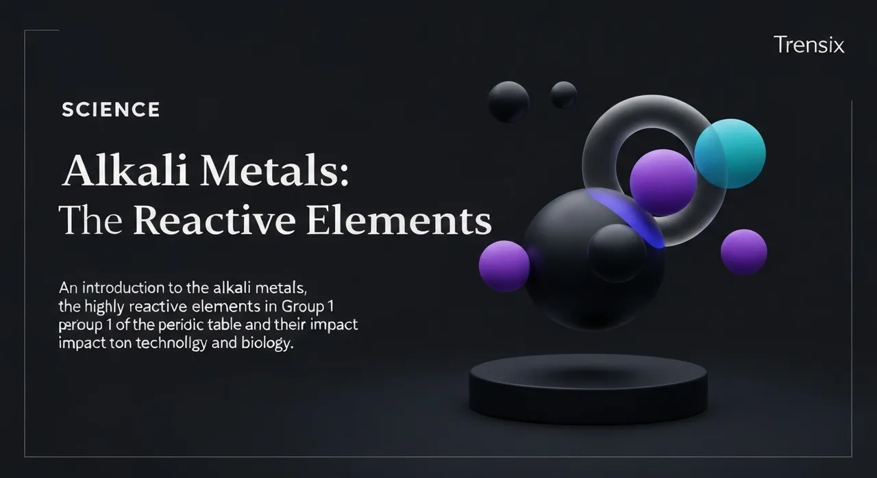 Alkali Metals: The Reactive Elements