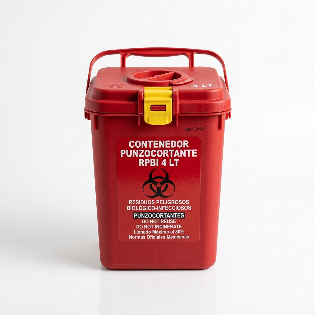 Contenedor Punzocortante RPBI 8.5 Lt