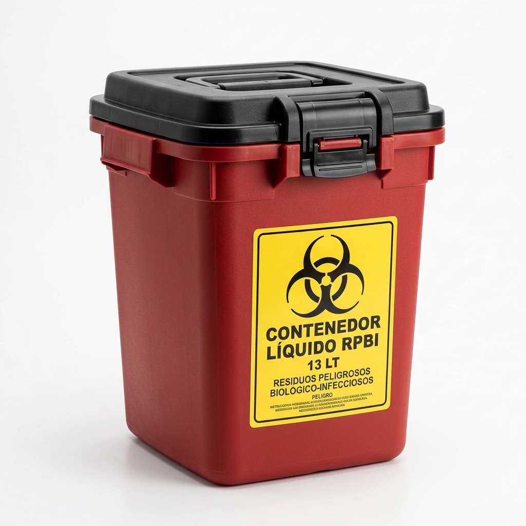 Contenedor Punzocortante RPBI 13 Lt