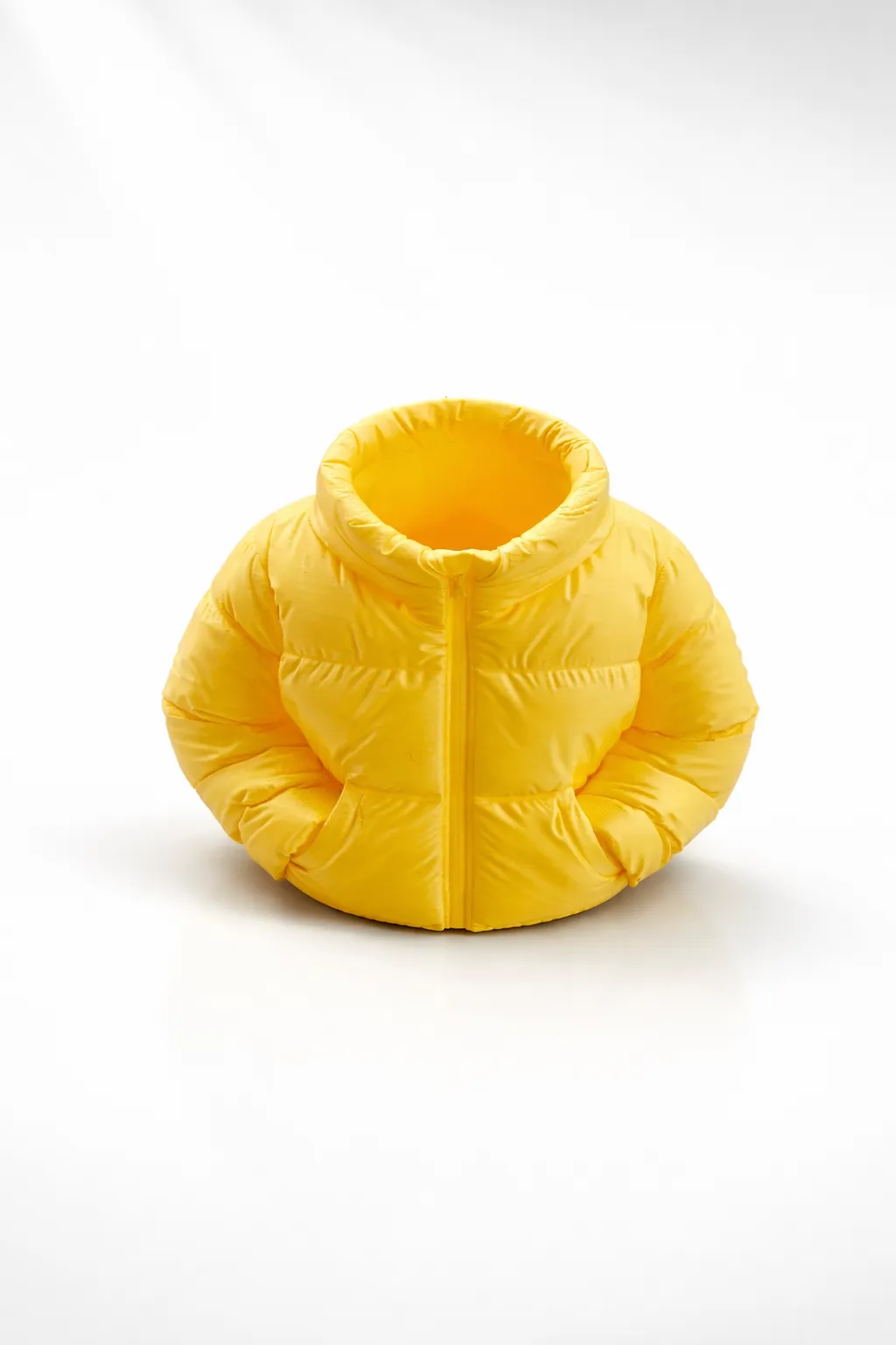 Personalized Puffer jacket pen holder / container 