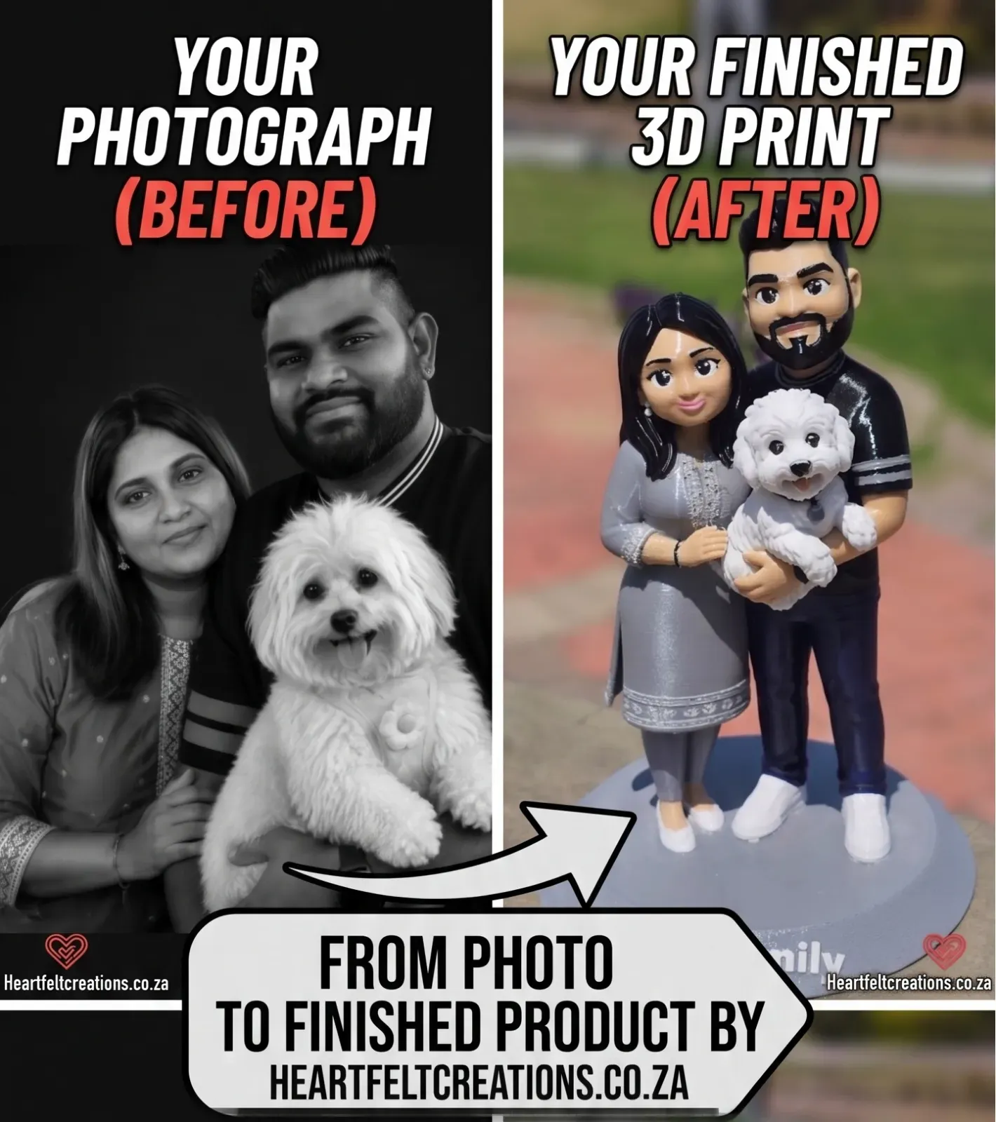 Custom Group Figurine From Photo