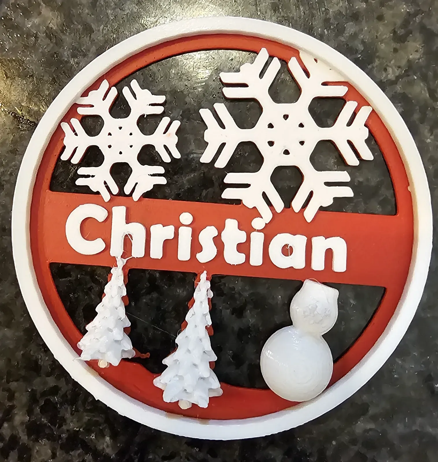 Personalized Christmas Ornament