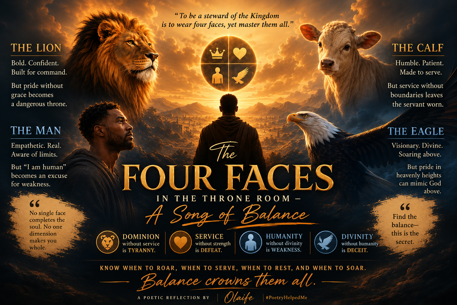 The Four Faces In The Throne Room
