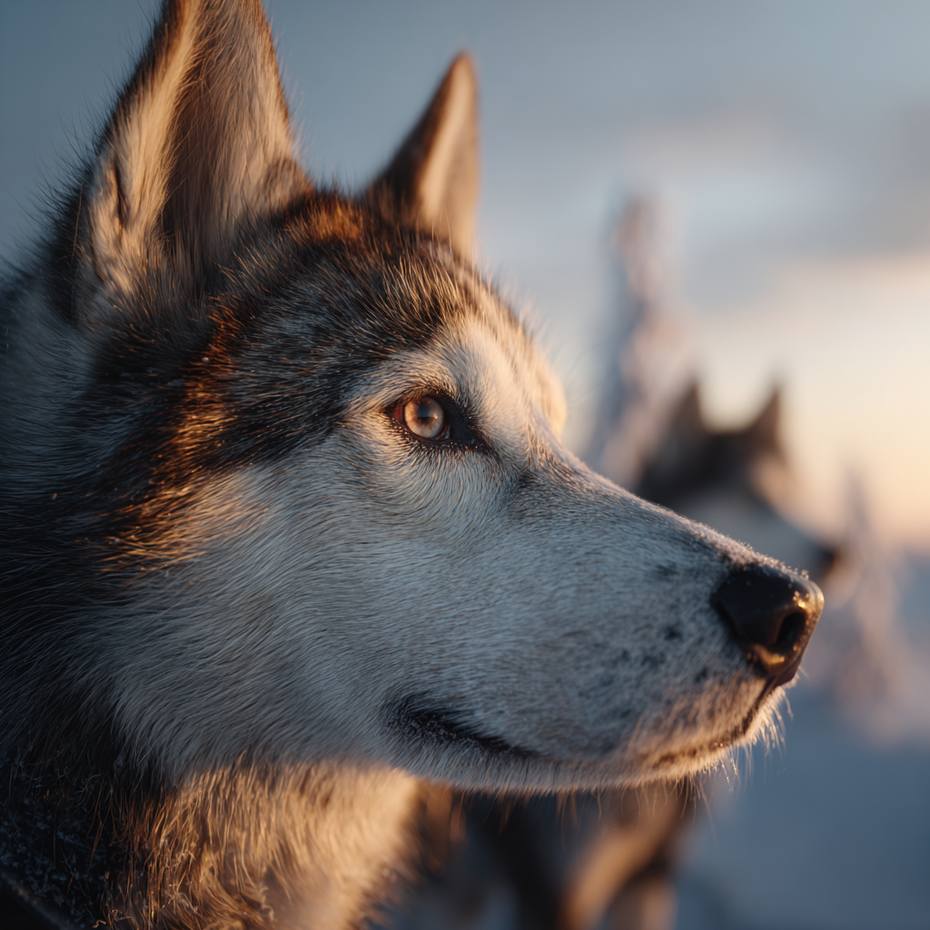 Husky Safari Through Arctic Wilderness