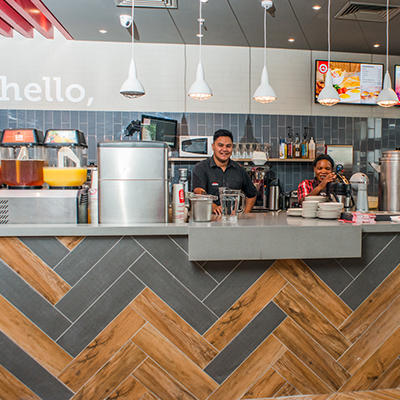 Wimpy De Ville Centre Logo