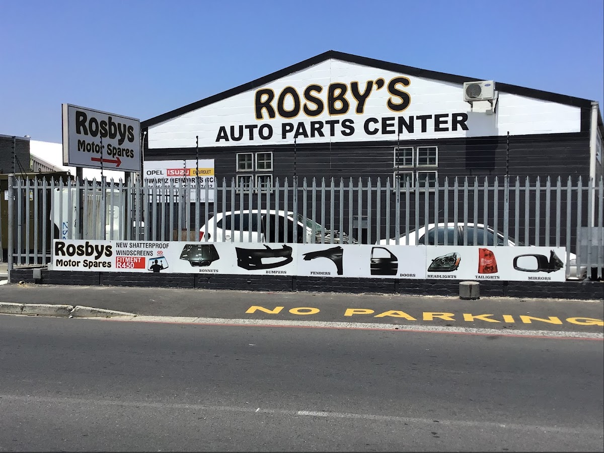 Rosby's New and Used Motor Spares logo