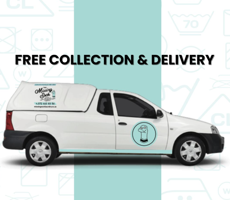 The Missing Sock Laundry & House Cleaning Service Logo