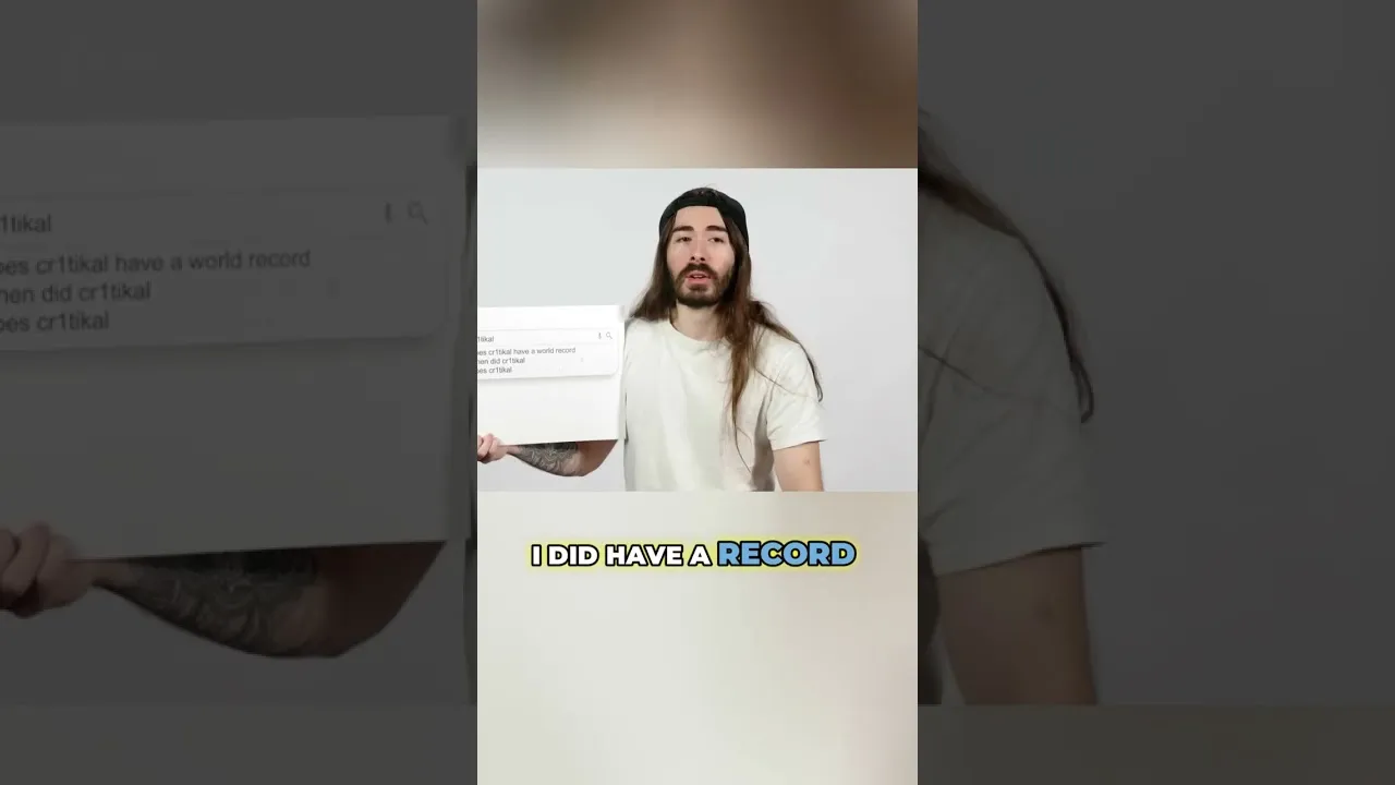 penguinz0 (MoistCr1TiKaL) - Does MoistCr1TiKaL have a world record? #moistcr1tikal  #worldrecords  #penguinz0  #shorts