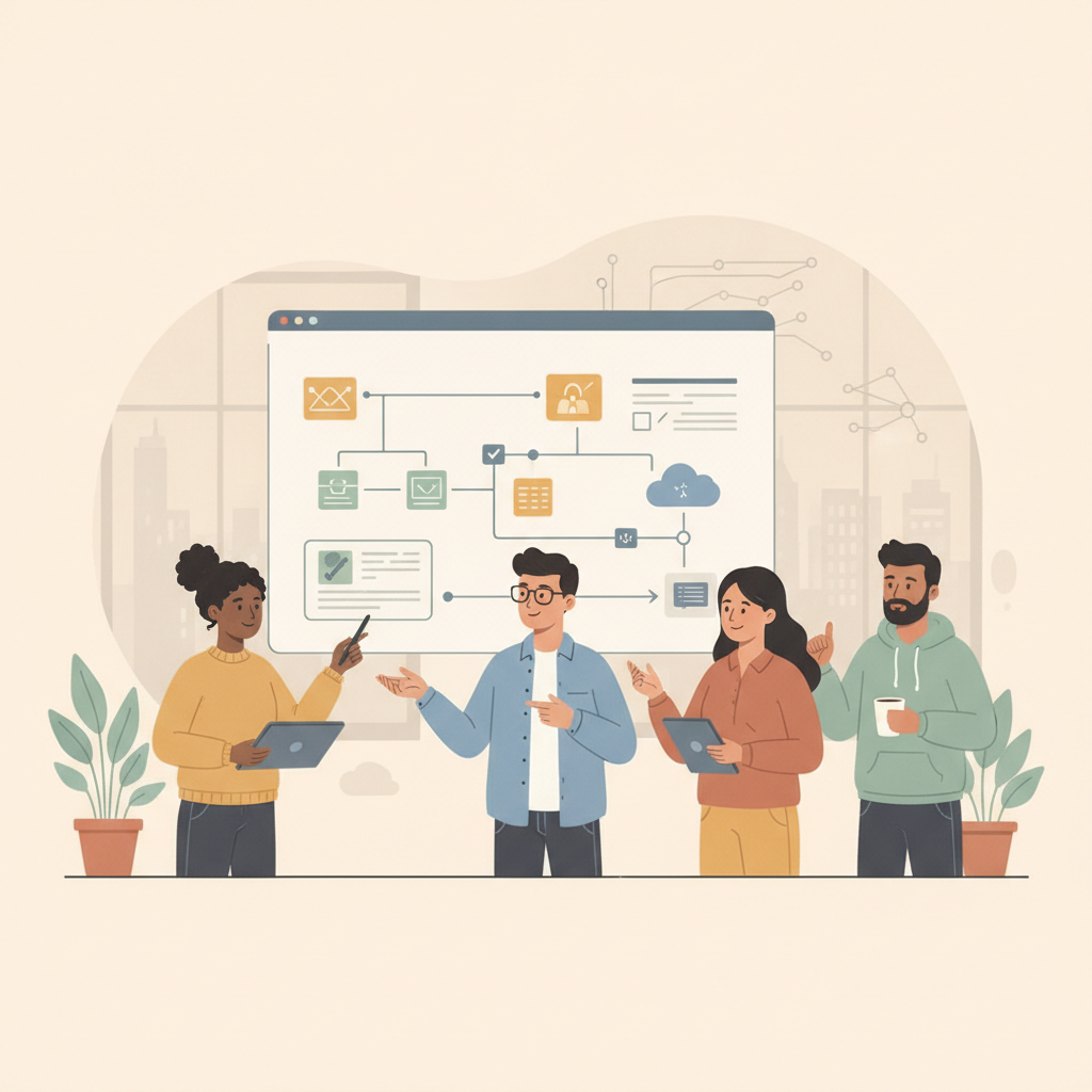 Software developers planning a custom migration strategy