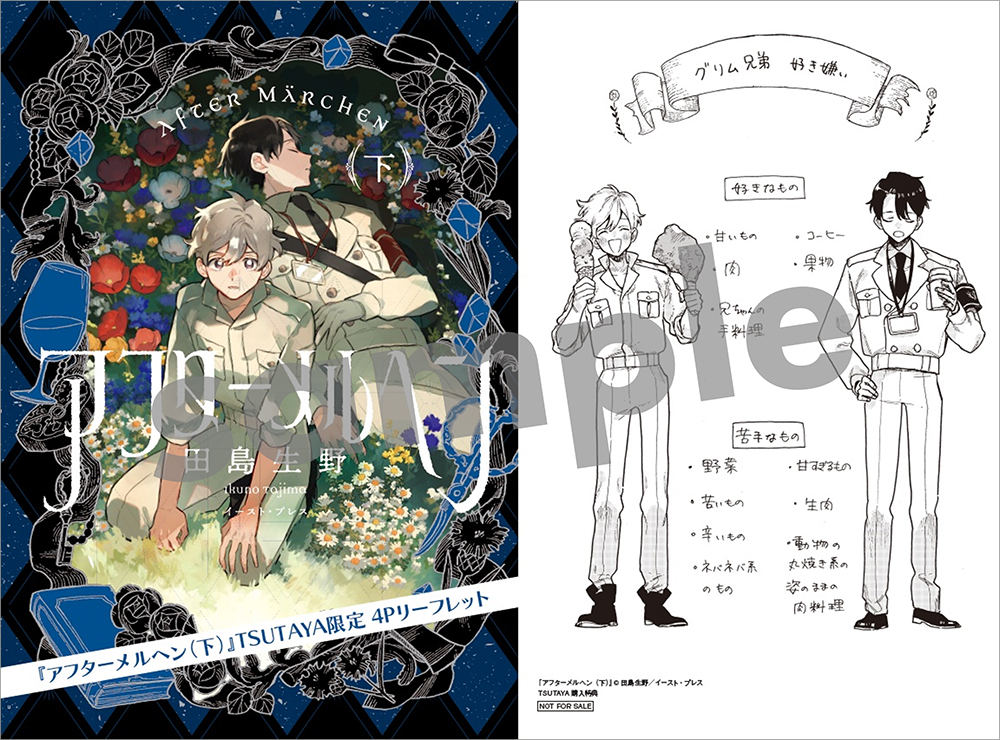田島生野先生を全力応援！ TSUTAYA限定『アフターメルヘン』4P