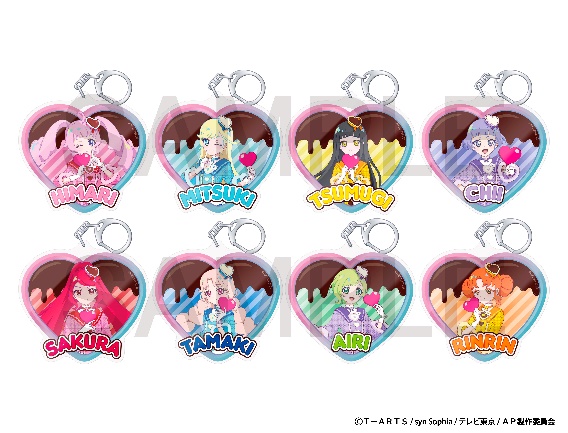 ■トレーディング等身アクリルキーホルダー