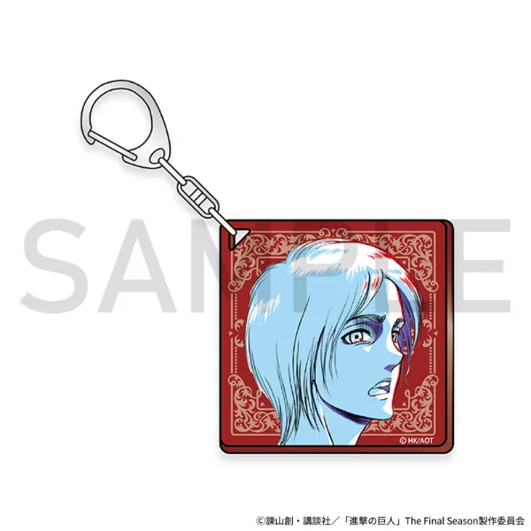 進撃の巨人　WIT STUDIO原画展　アクリルキーホルダー　エレン　リヴァイ WIT STUDIO トレーディングアクリルキーホルダー 進撃の巨人