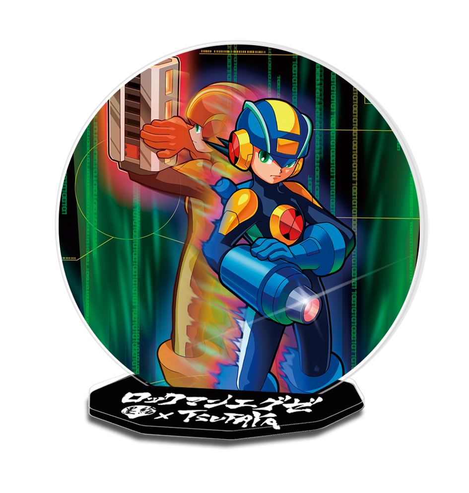 ロックマンエグゼ　墨絵B5ポスター ロックマンエグゼ』×墨絵SHOP】墨絵美麗ポスター（全4種） : TSUTAYA
