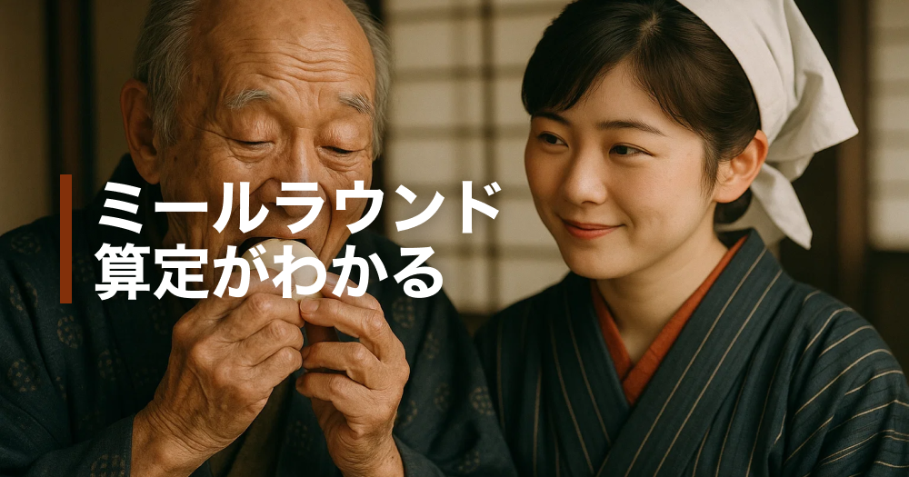 歯科におけるミールラウンドとは？その意義と保険算定をわかり