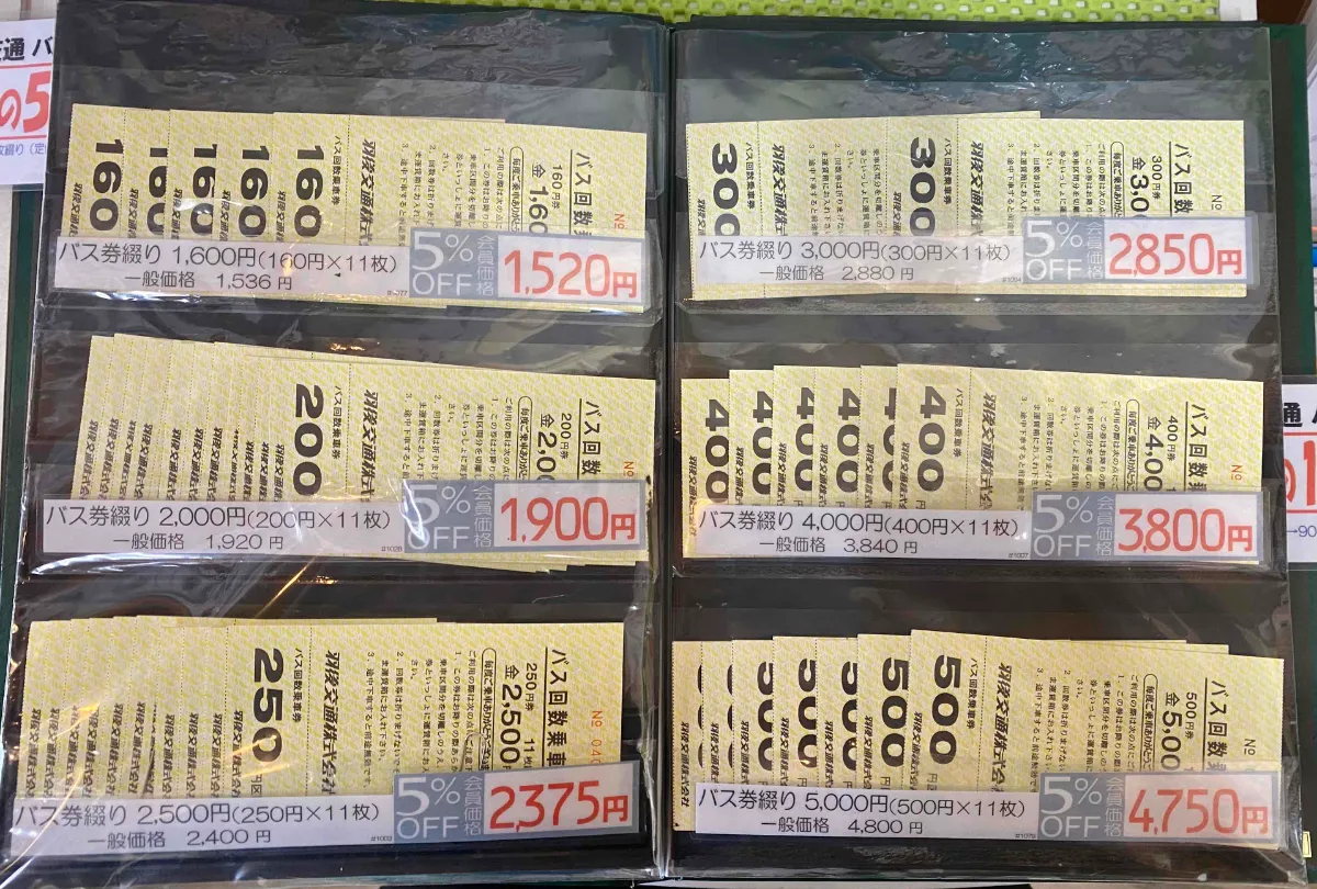 はまさま専用　入場回数券 15枚 もかくう様専用けんちゃんバス 回数券の通販 by ぱんだ's shop