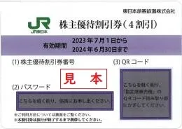 最新 JR東日本 株主優待（4枚セット）