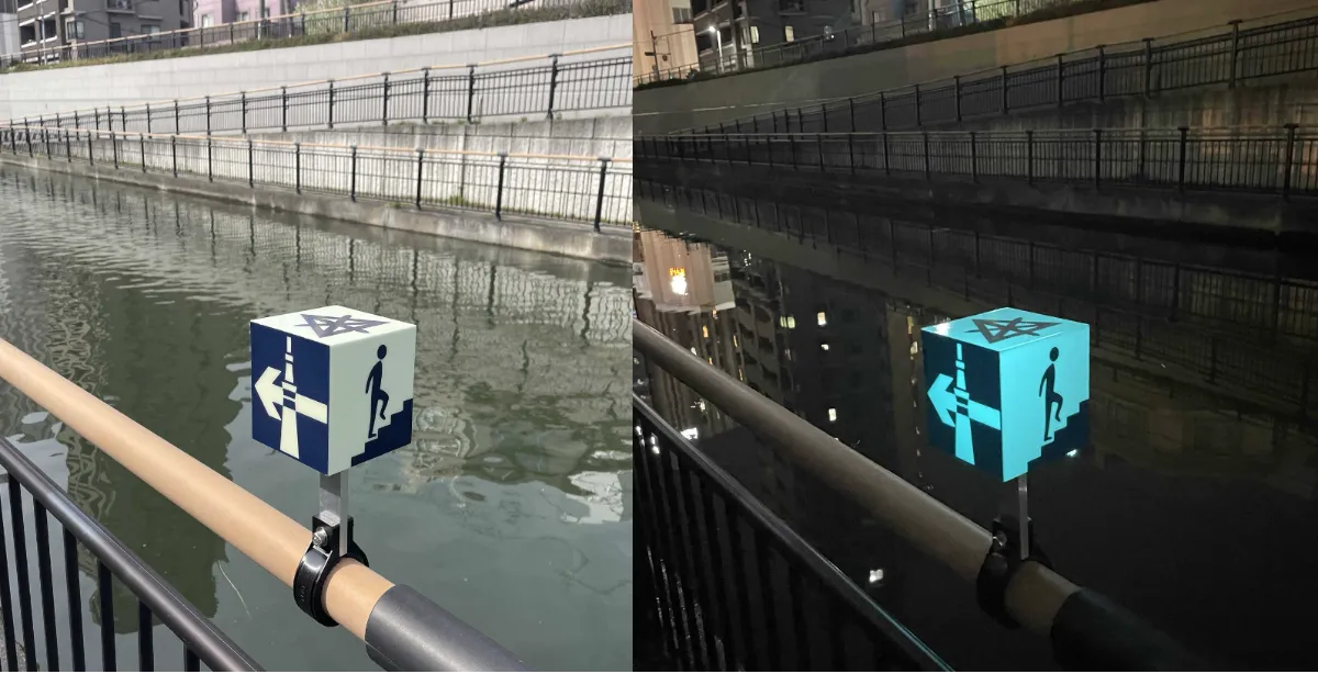 空中に浮かぶ立体キューブ。東京スカイツリーエリアに、『ナイト