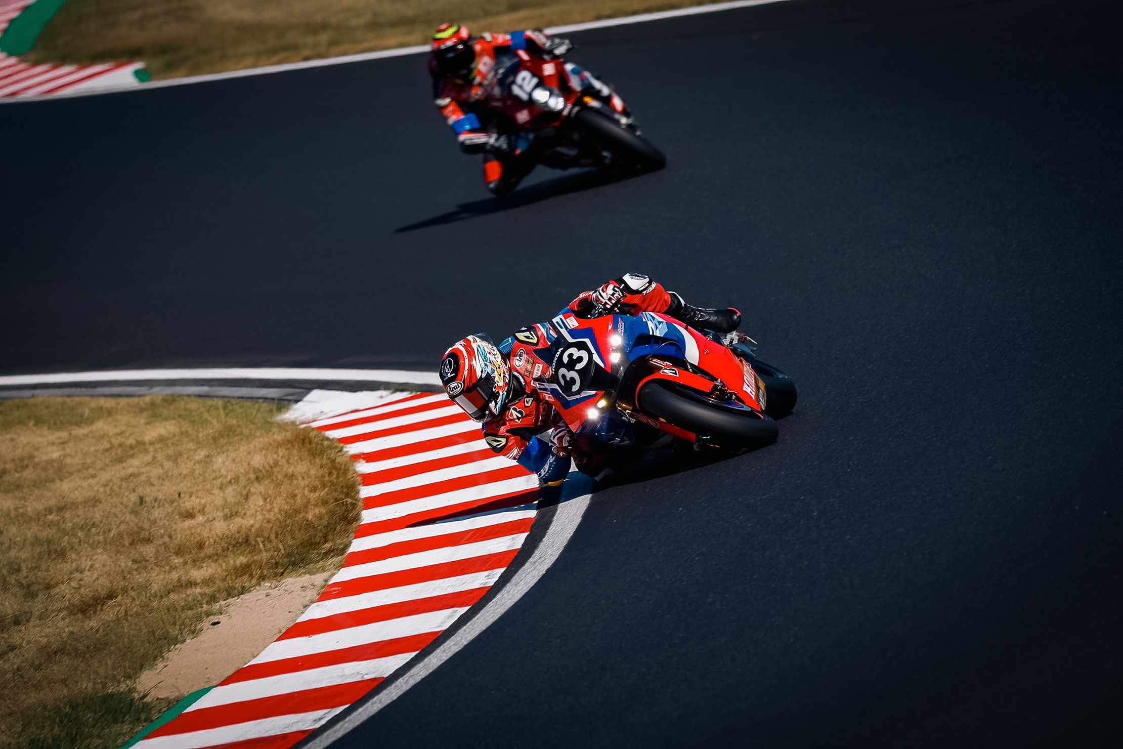 鈴鹿8耐公式予選 1回目 Team HRC with Japan Postの長島哲太選手が一番