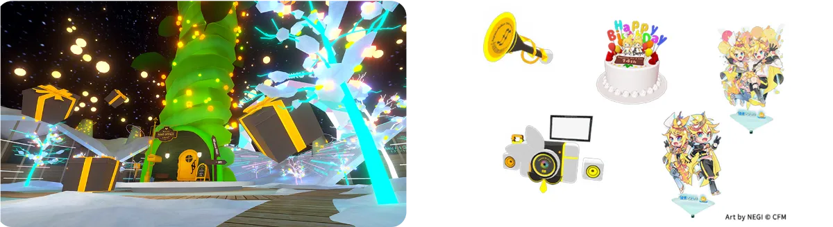 MIKULAND／初音ミク公式VRテーマパーク 初音ミク 鏡音レン バースデー