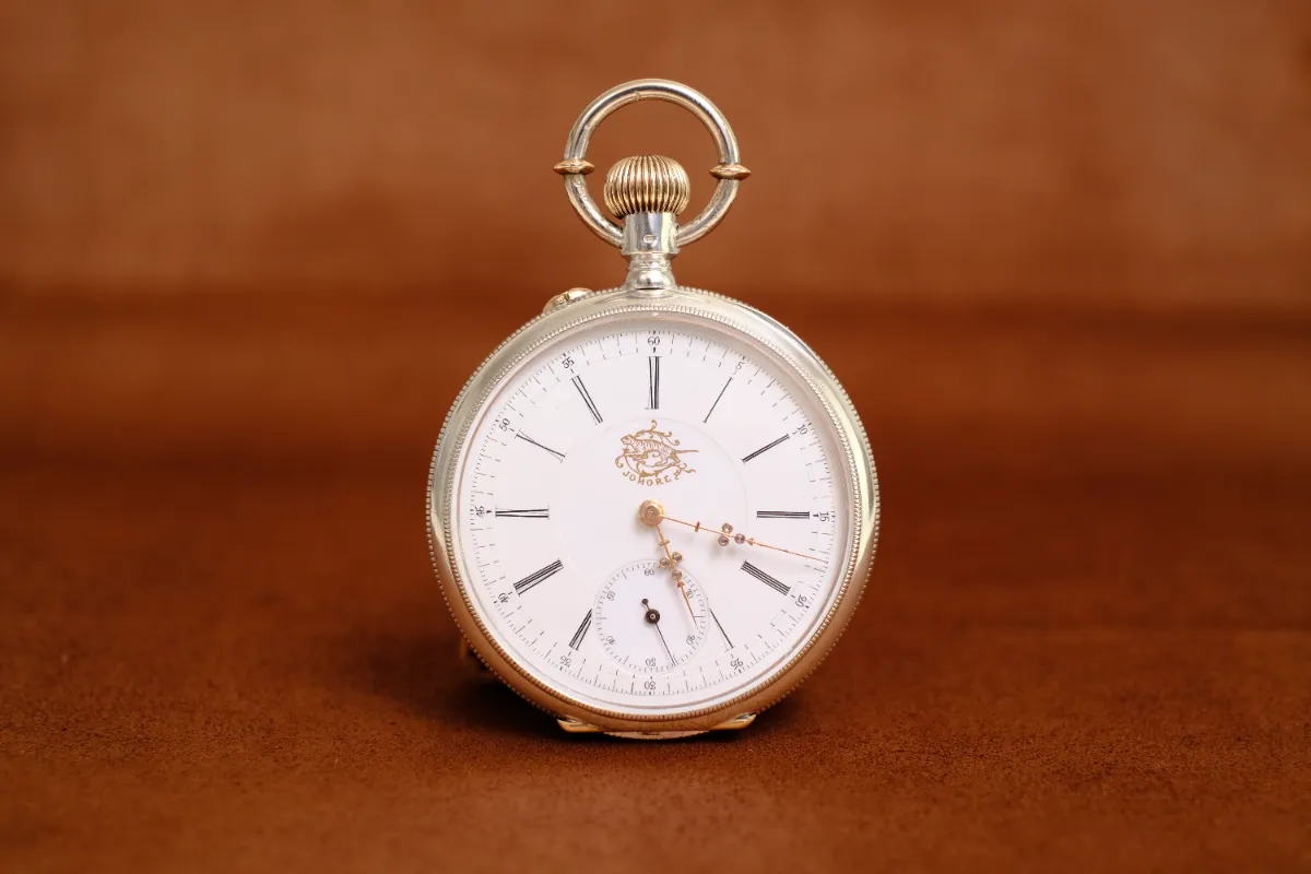 JOHORE（ジョホール） 虎印 16石 三ツ石装飾針 商館時計【売約済】