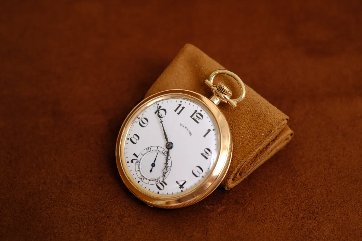 ILLINOIS 金鍍金ツートンカラームーブメント【売約済】