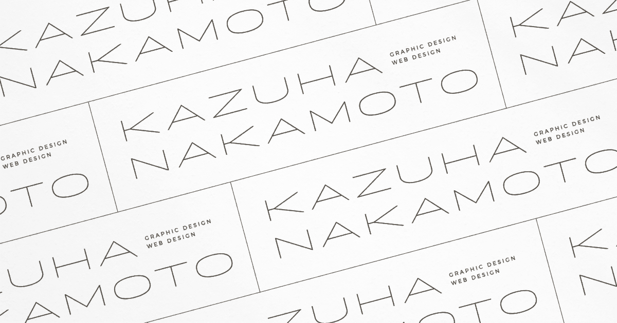KAZUHA NAKAMOTO