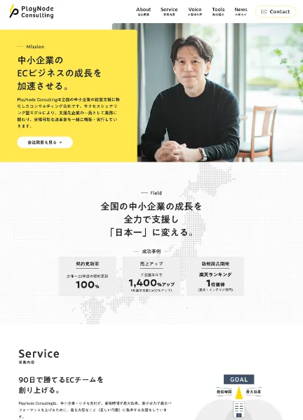 スクリーンショット：PlayNode Consulting 株式会社