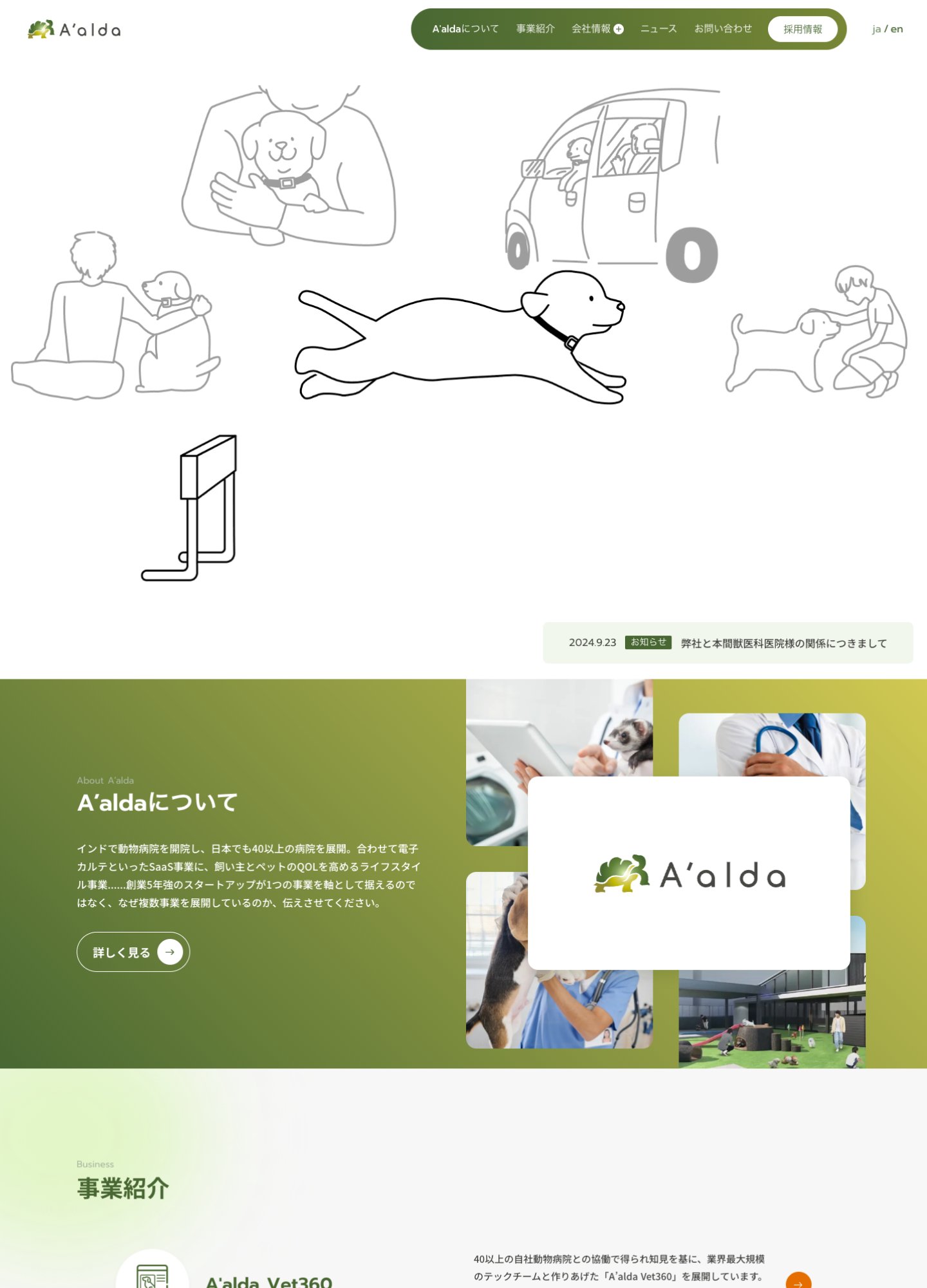 スクリーンショット:A’ALDA LTD.