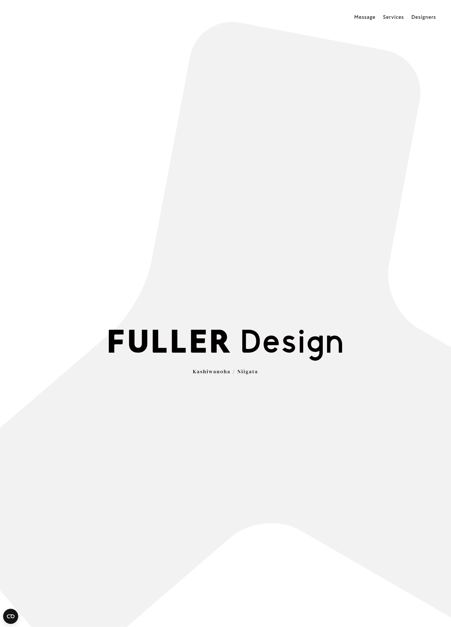 スクリーンショット:FULLER Design ブランドサイト