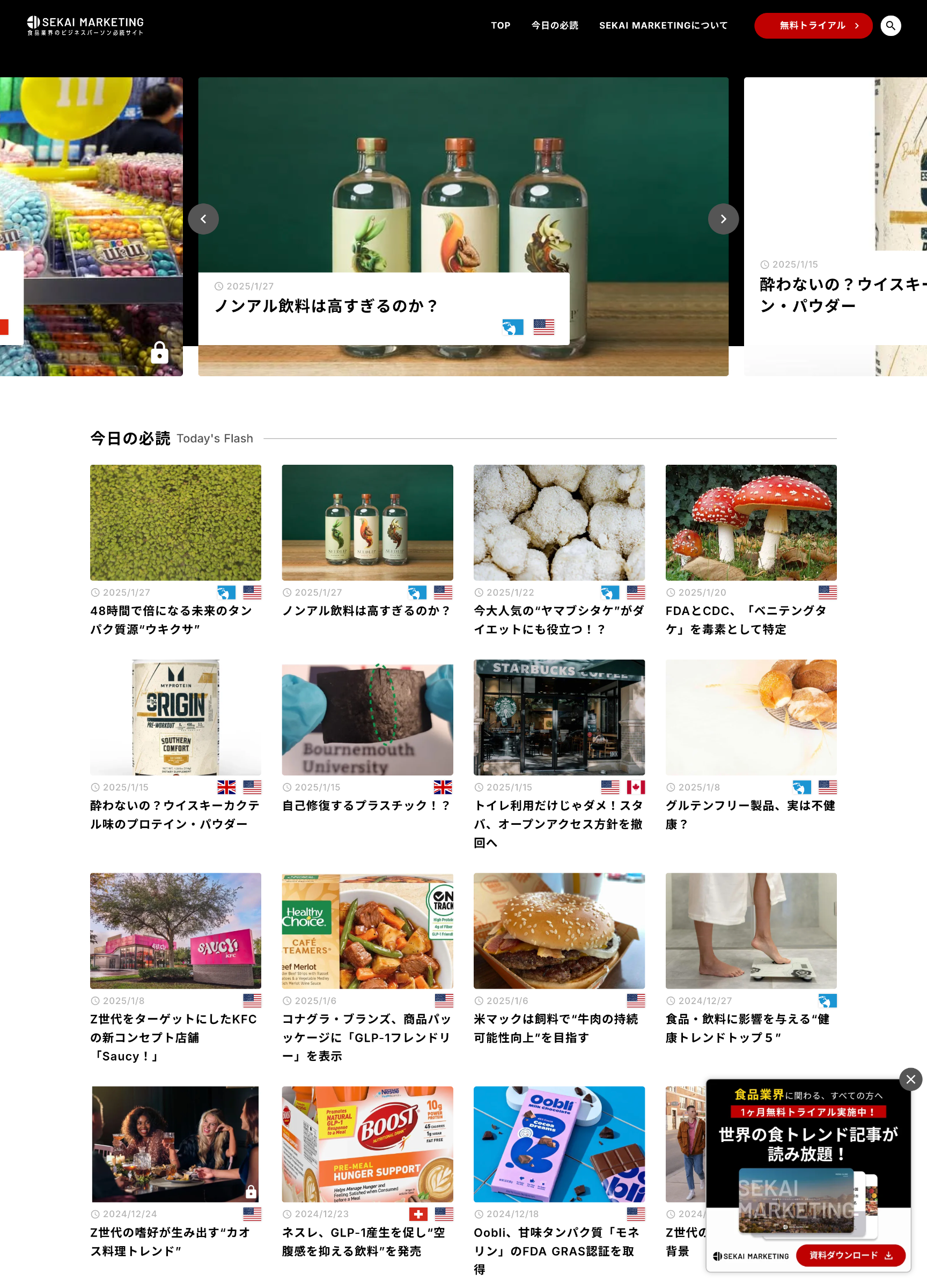 スクリーンショット:SEKAI MARKETING