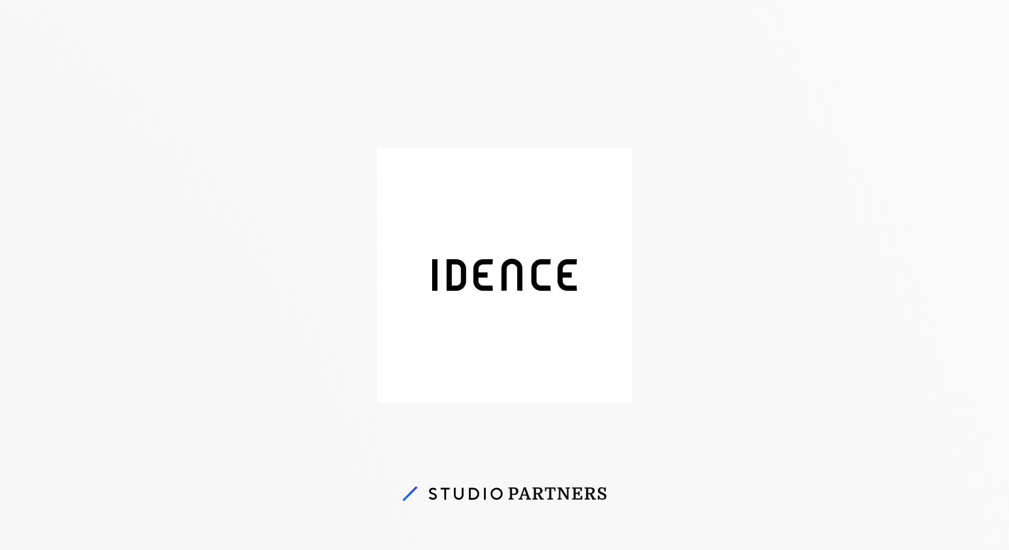 カバー画像。株式会社IDENCE。STUDIO Partners