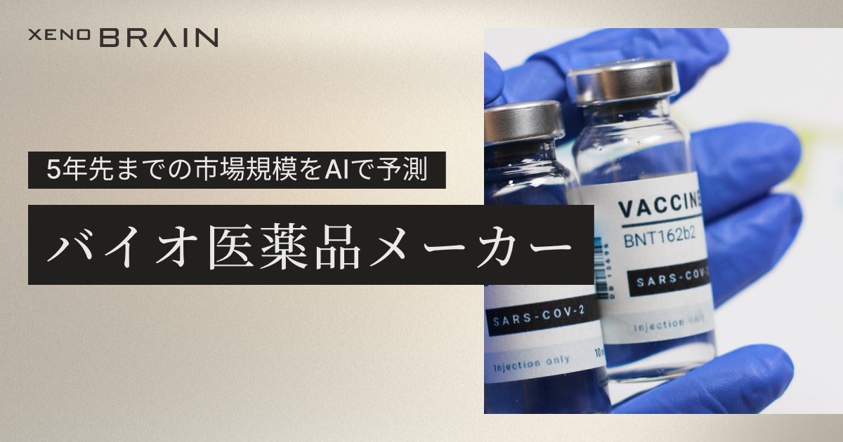 AIが予測するバイオ医薬品メーカー 業界｜2030年市場規模推移と