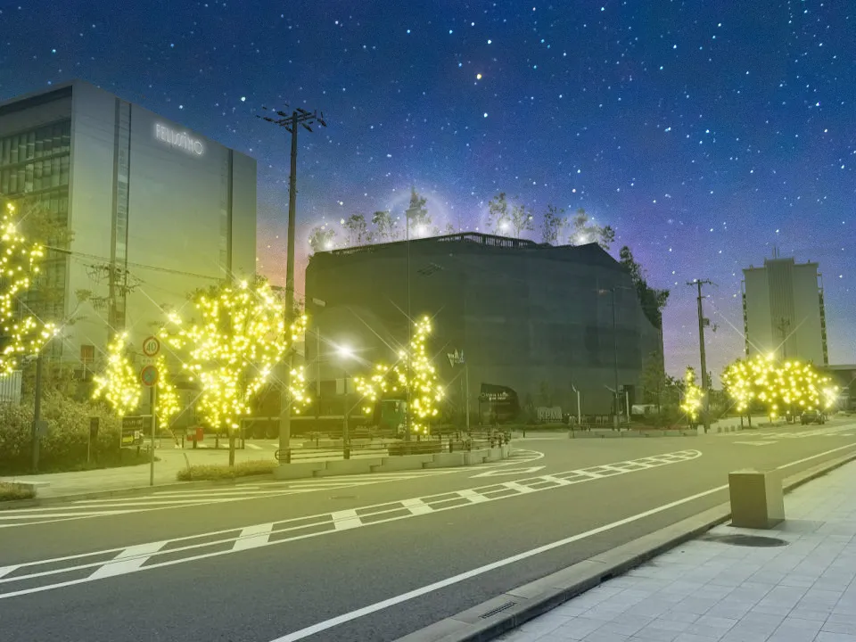 新港町特別イルミネーション「NEW SEAPORTナイトライト2024-2025」を初