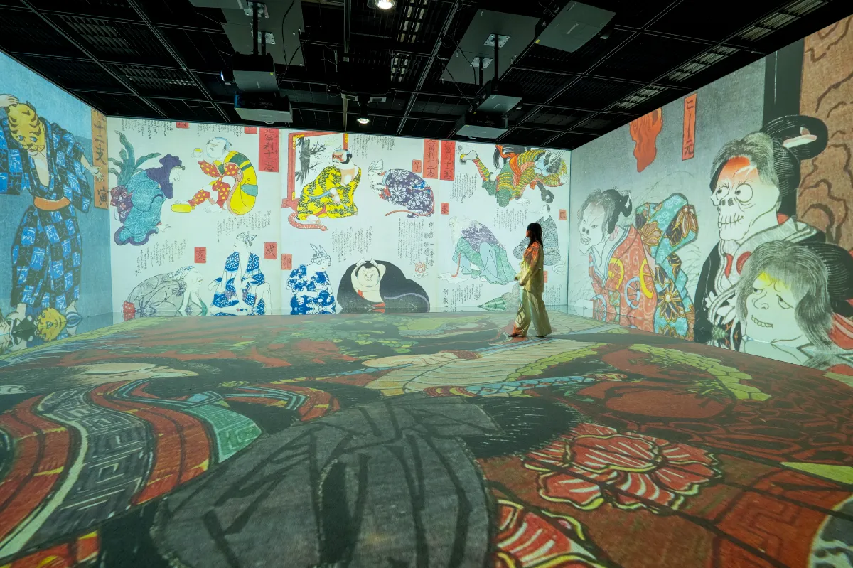 KUNIYOSHI IMMERSIVE ART in 歌川国芳展┃WORKS┃HITOHATA Inc.