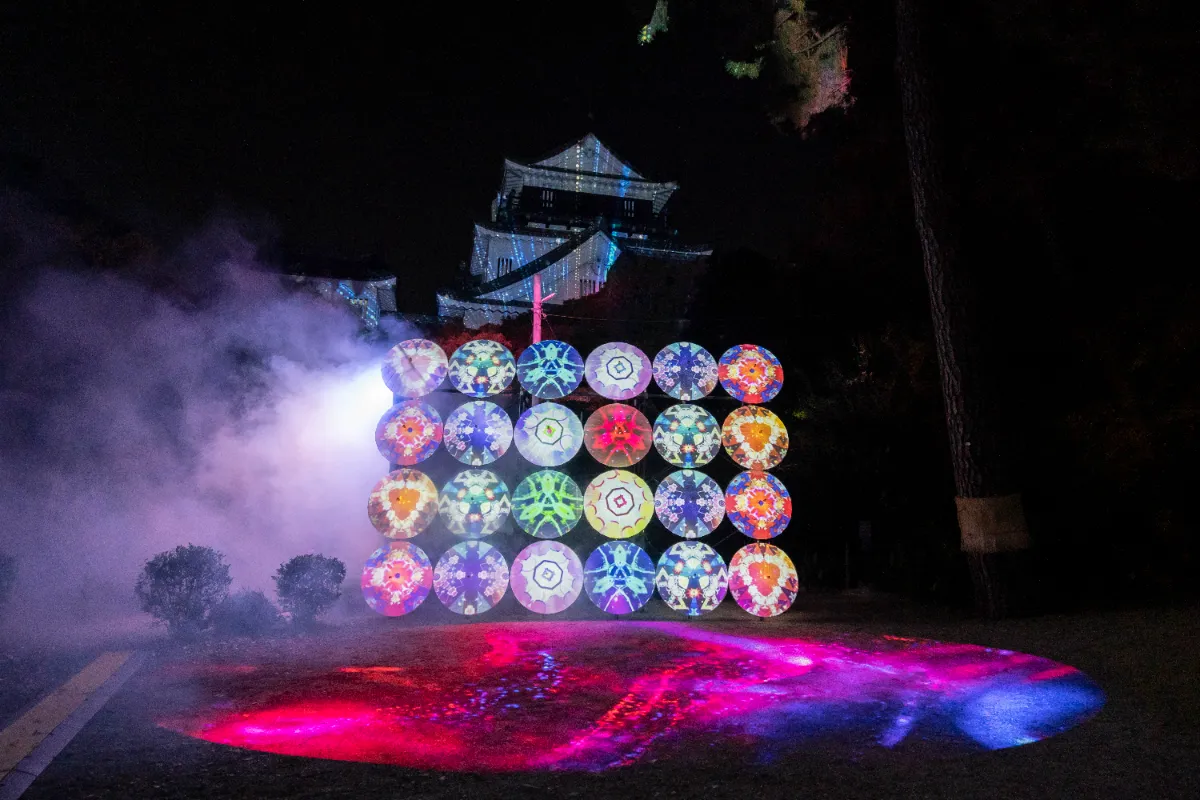 Okazaki Park Digital Lighting 2022 ┃WORKS┃HITOHATA,INC.