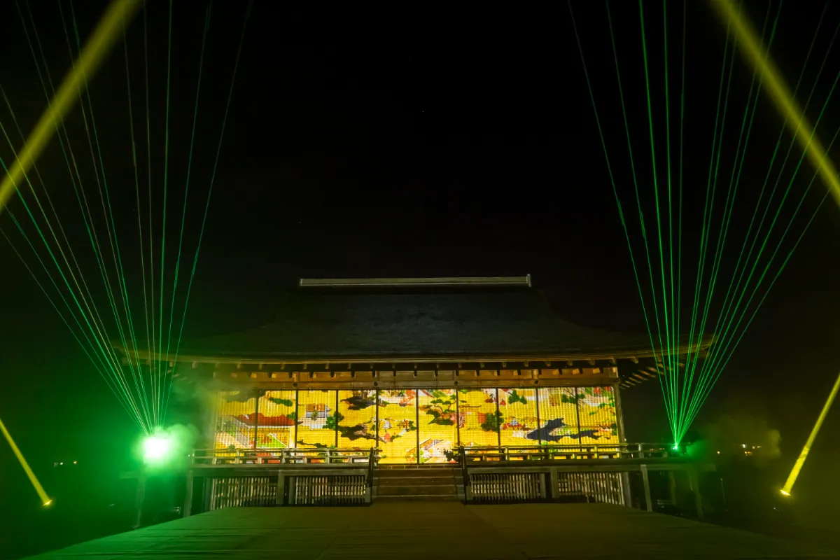 国史跡斎宮跡 平安絵巻 プロジェクションマッピング 2023┃WORKS