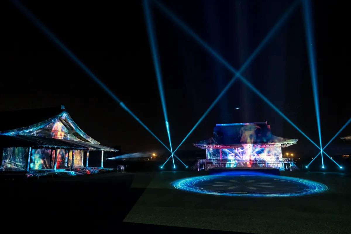 国史跡斎宮跡 平安絵巻 プロジェクションマッピング 2023┃WORKS