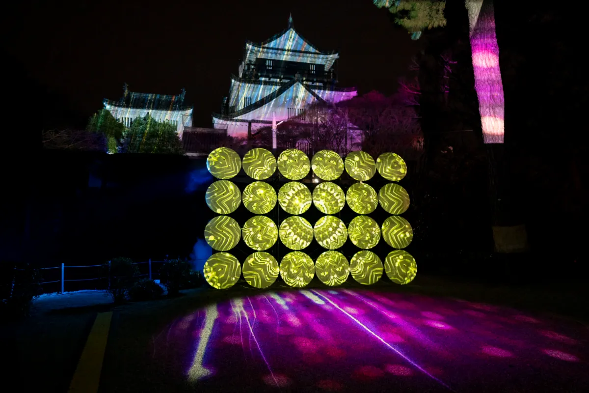 Okazaki Park Digital Light Up 2023 ┃WORKS┃HITOHATA,INC.