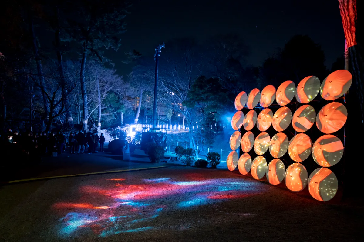 Okazaki Park Digital Light Up 2023 ┃WORKS┃HITOHATA,INC.