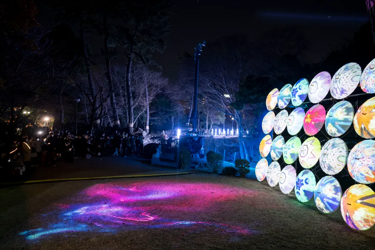 Okazaki Park Digital Light Up 2023 ┃WORKS┃HITOHATA,INC.