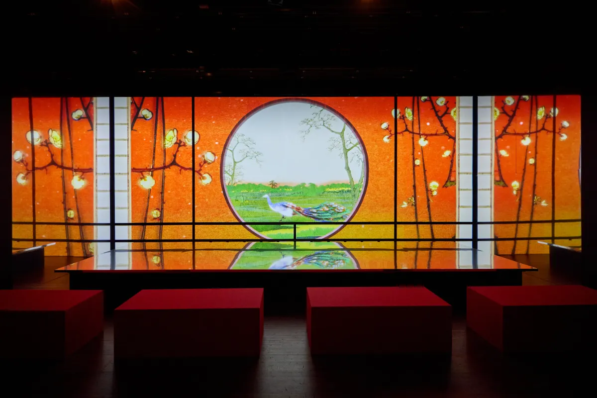 原画「浮遊するheart」 動き出す浮世絵展 FUKUOKA┃WORKS┃HITOHATA Inc.