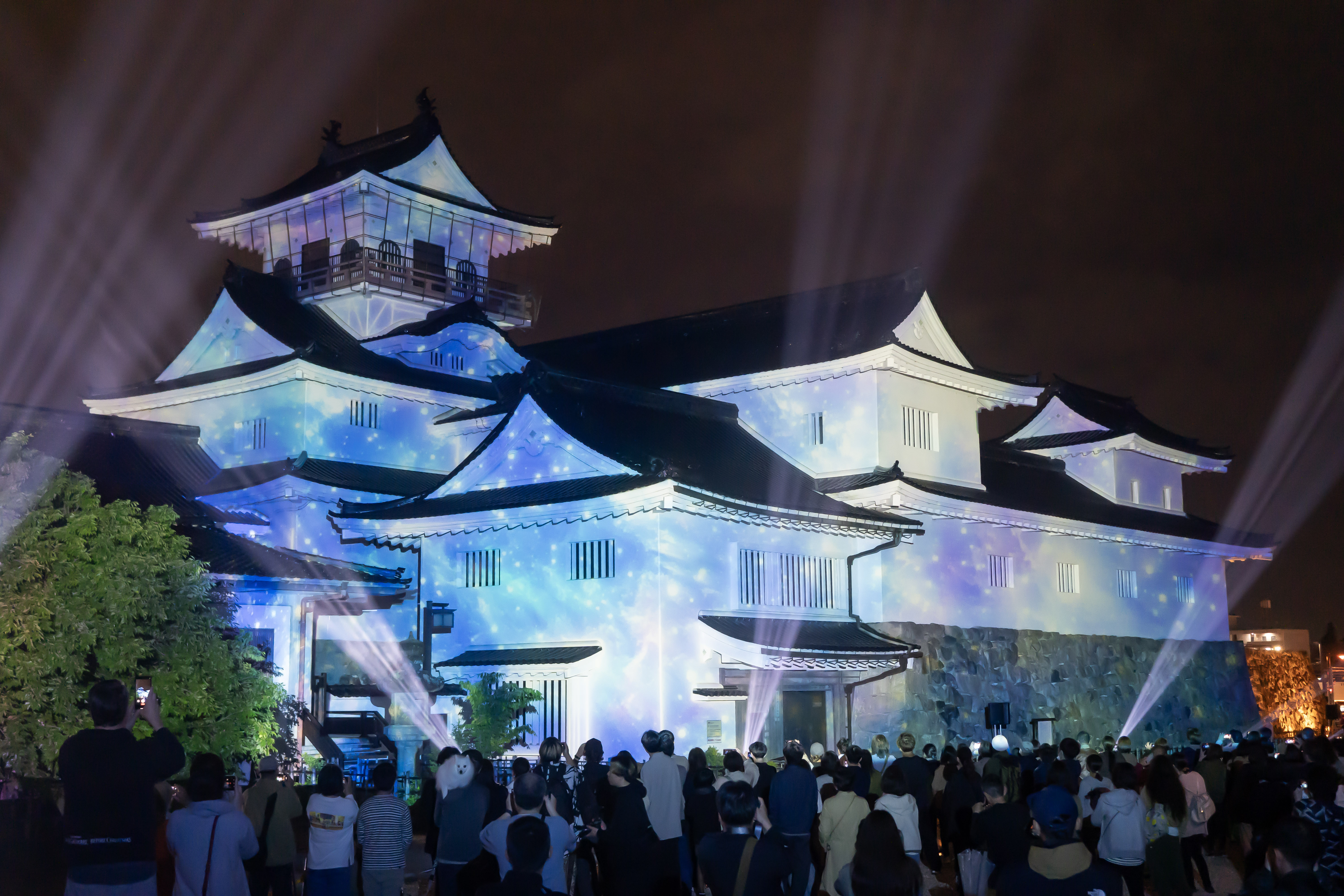 夕張 エシックスライツ2025 富山城 プロジェクションマッピング┃WORKS