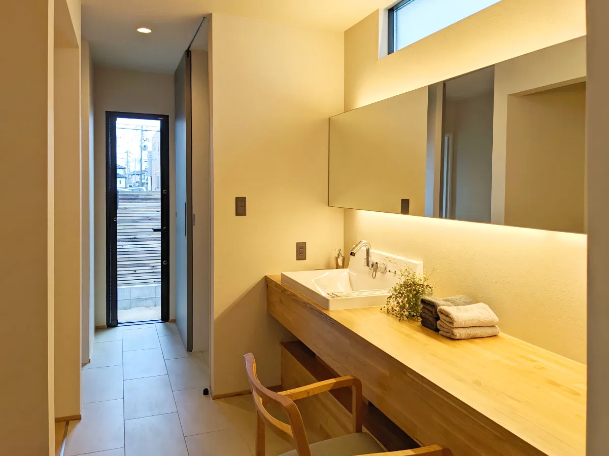 新潟市の新築で実現する洗面台特集：毎日の生活をもっと便利に、もっと