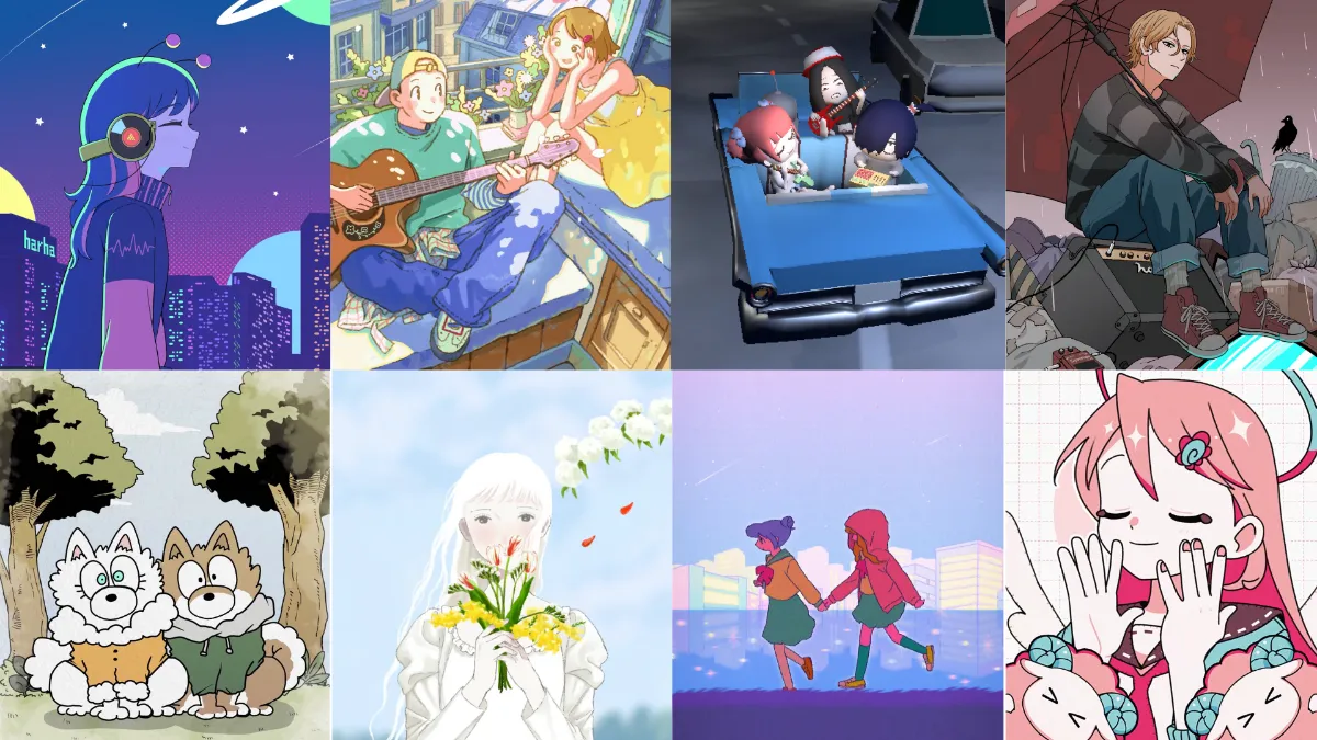 株式会社ゼノトゥーン | WORKS | harha ショートアニメーションMV制作